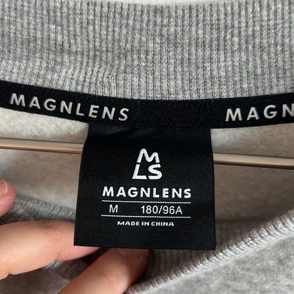 Magnlens Boxy Splicing Sweatshirt men’s size M - Picture 5 of 7